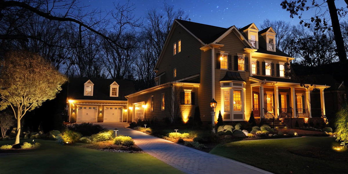 Outdoor Brass Landscape Lighting Kit Spotlights – Gardenreet Lighting