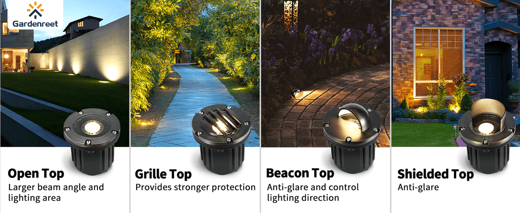 12V Low Voltage Brass In Ground Well Light Beacon Top - Gardenreet –  Gardenreet Lighting