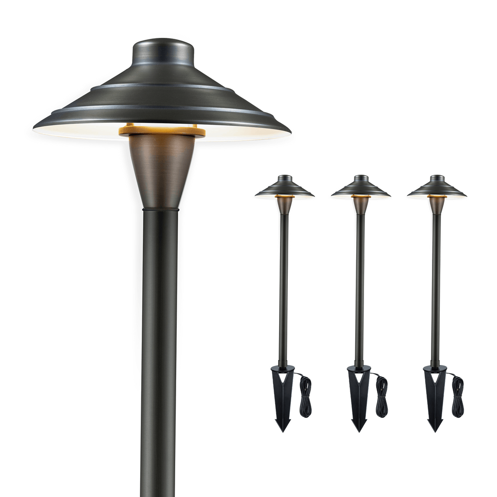 low voltage path lights 4 pack