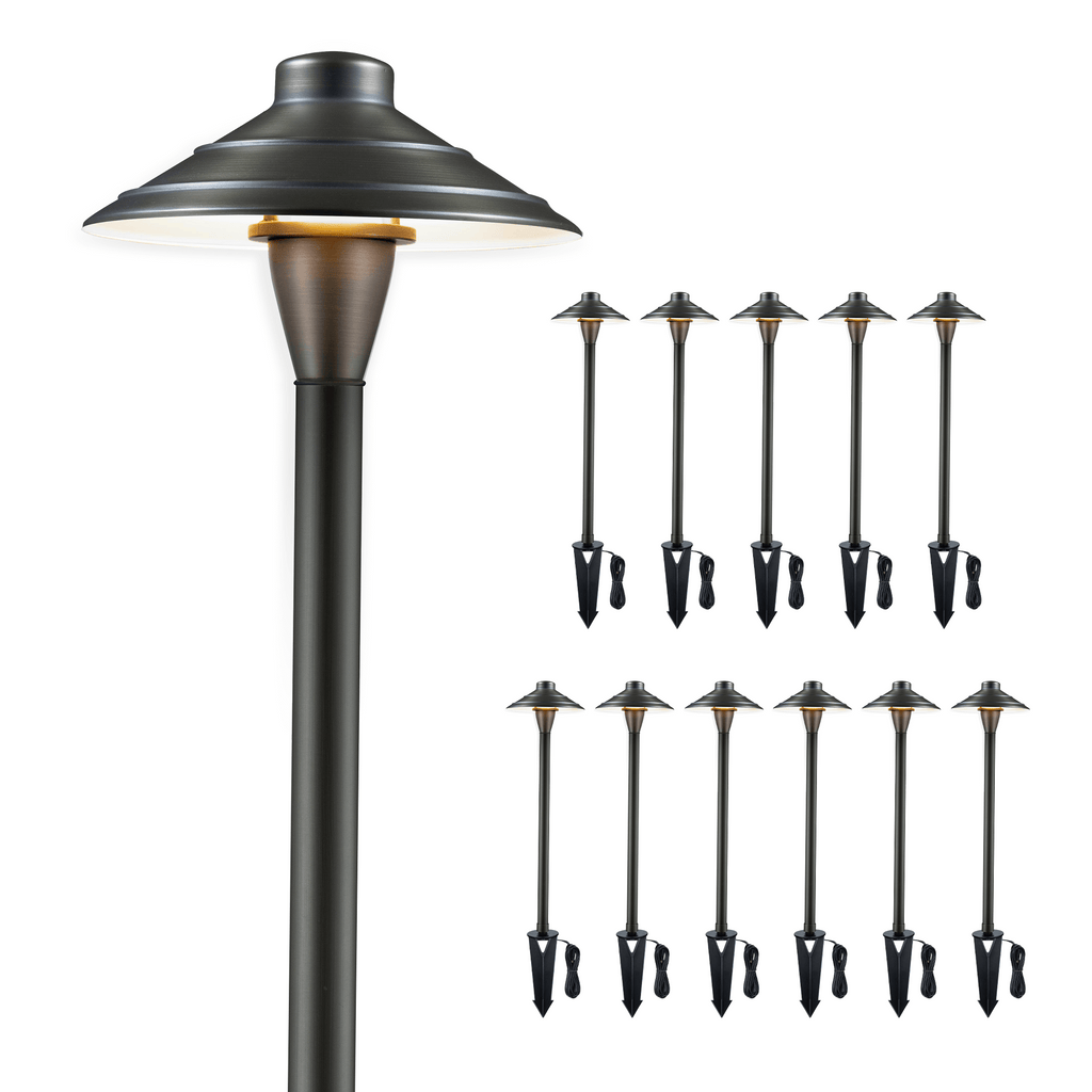 low voltage path lights 12 pack