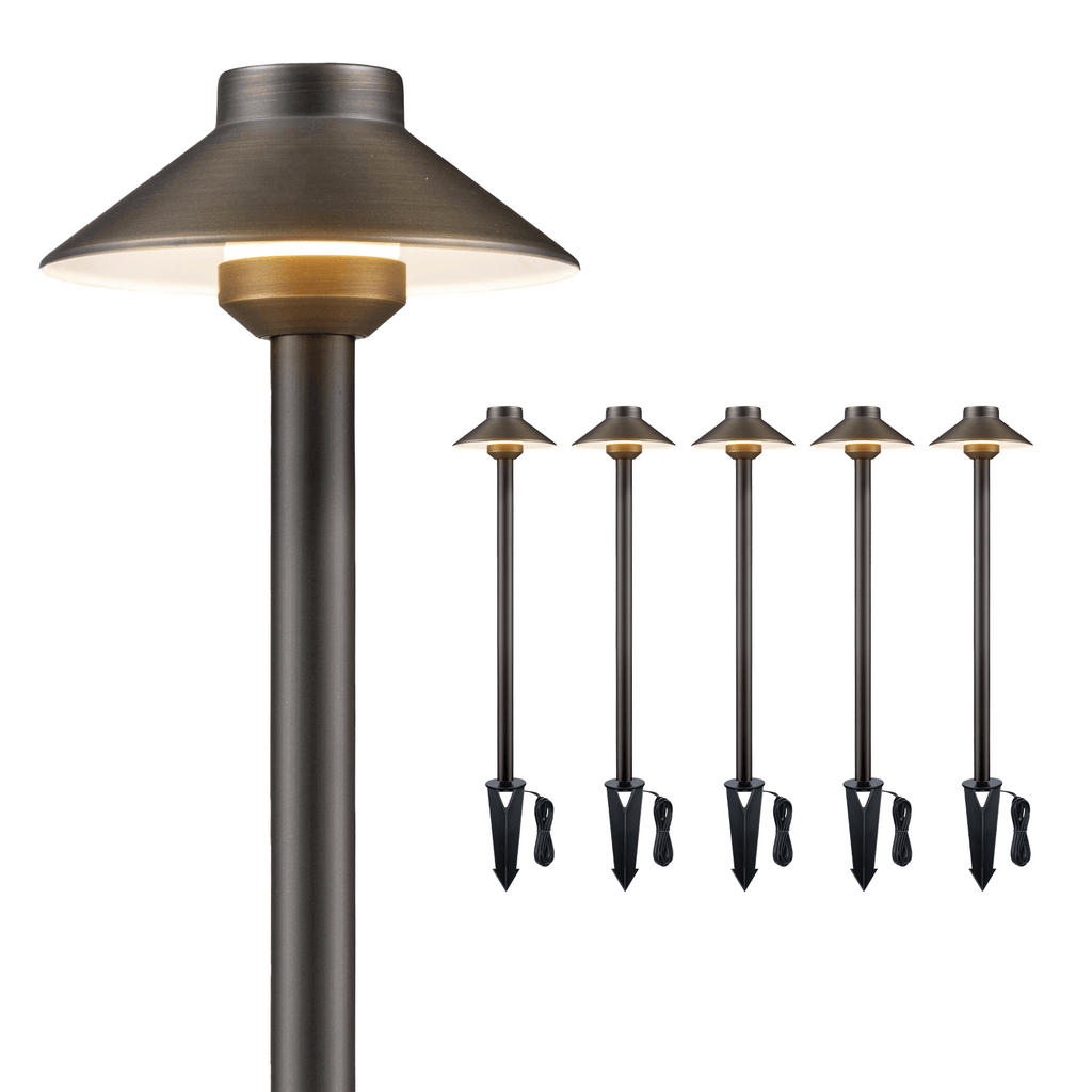 12V Die cast brass Landscape Path Light Gardenreet Lighting