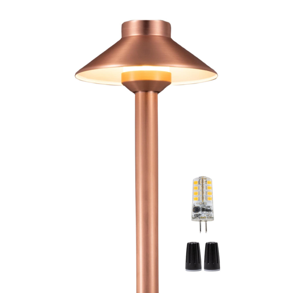 brass copper sideway light