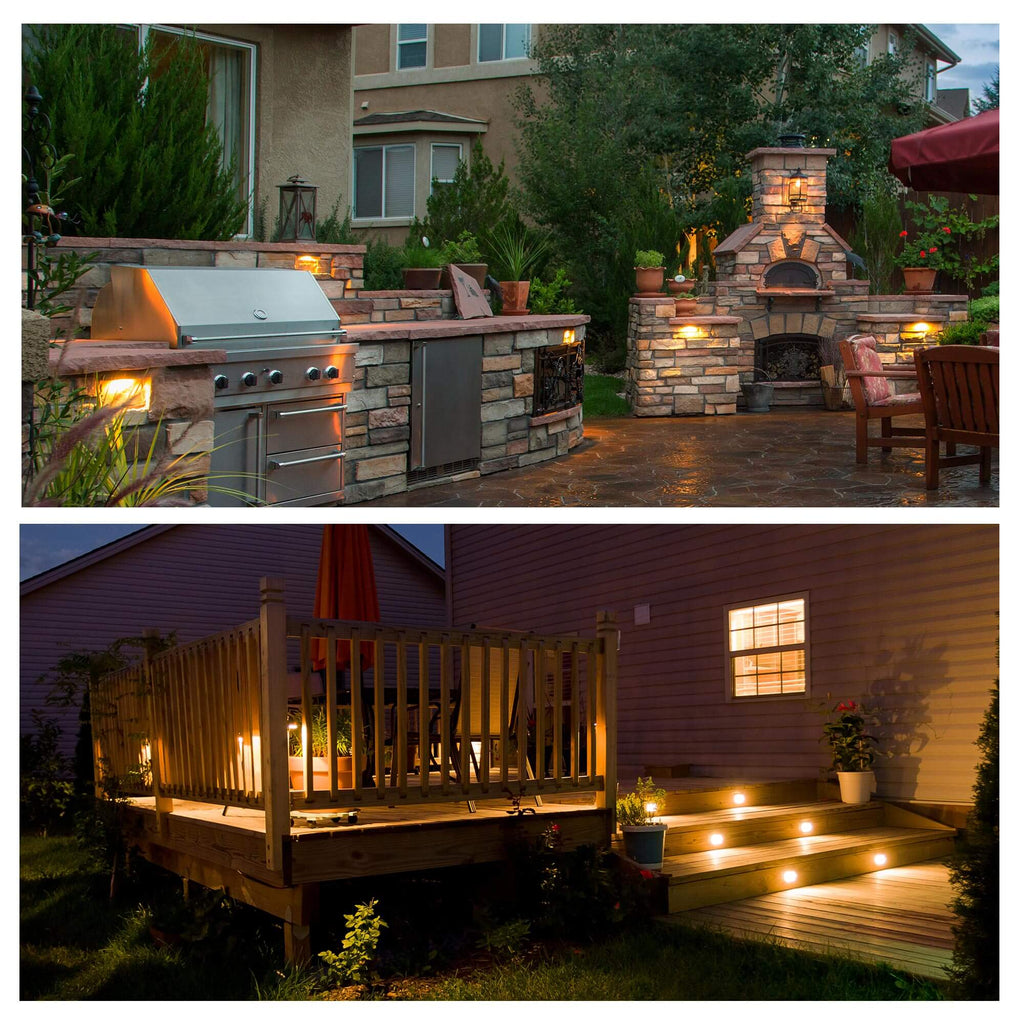 hardscape lighting retaining wall