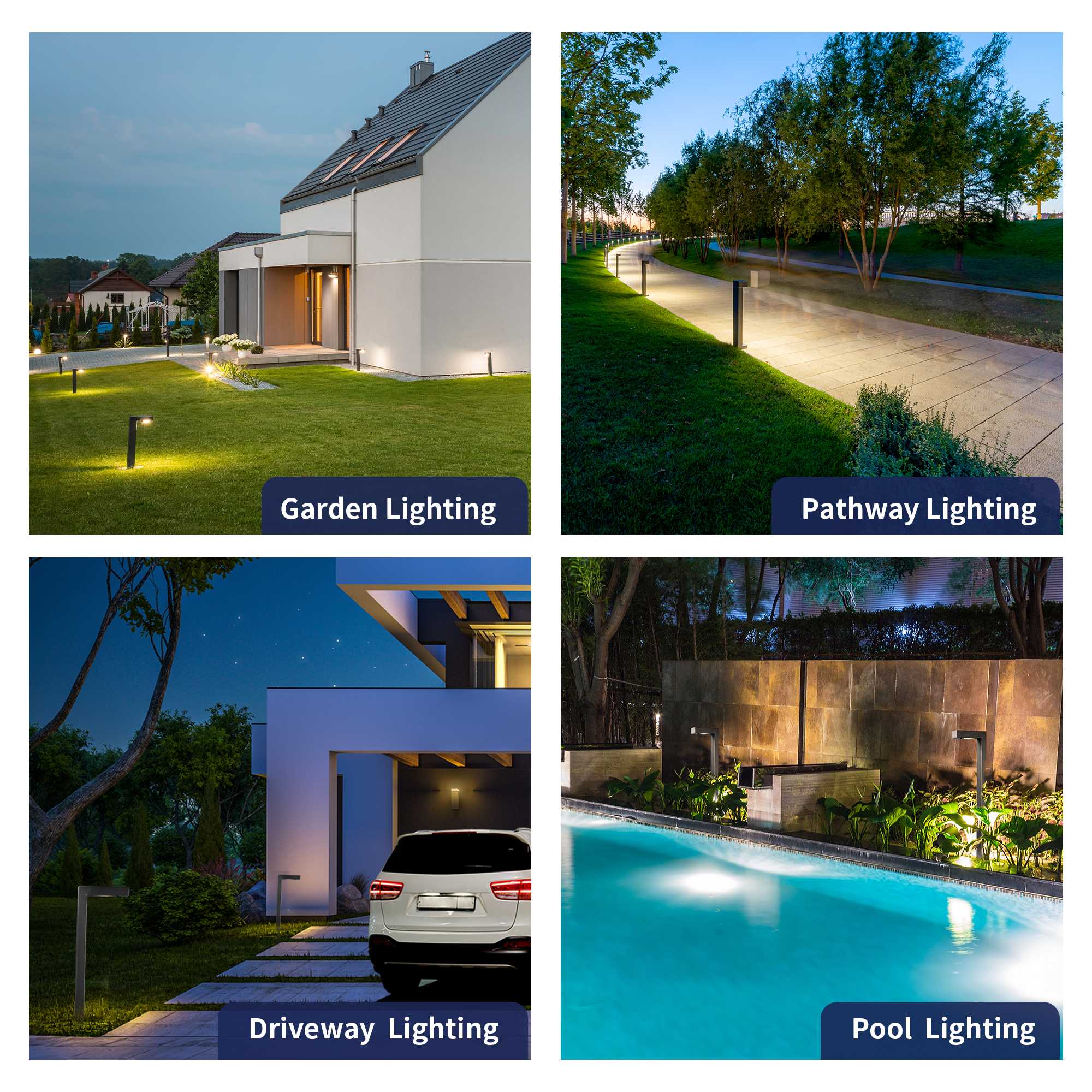 Variable Lighting Path Outdoor Brass low voltage Path Lights Kits – Gardenreet Lighting