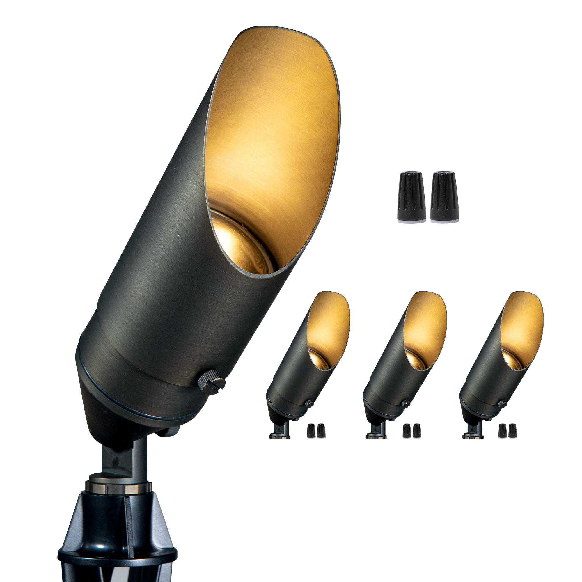 Outdoor Brass 12V Well Lights Kits – Gardenreet Lighting
