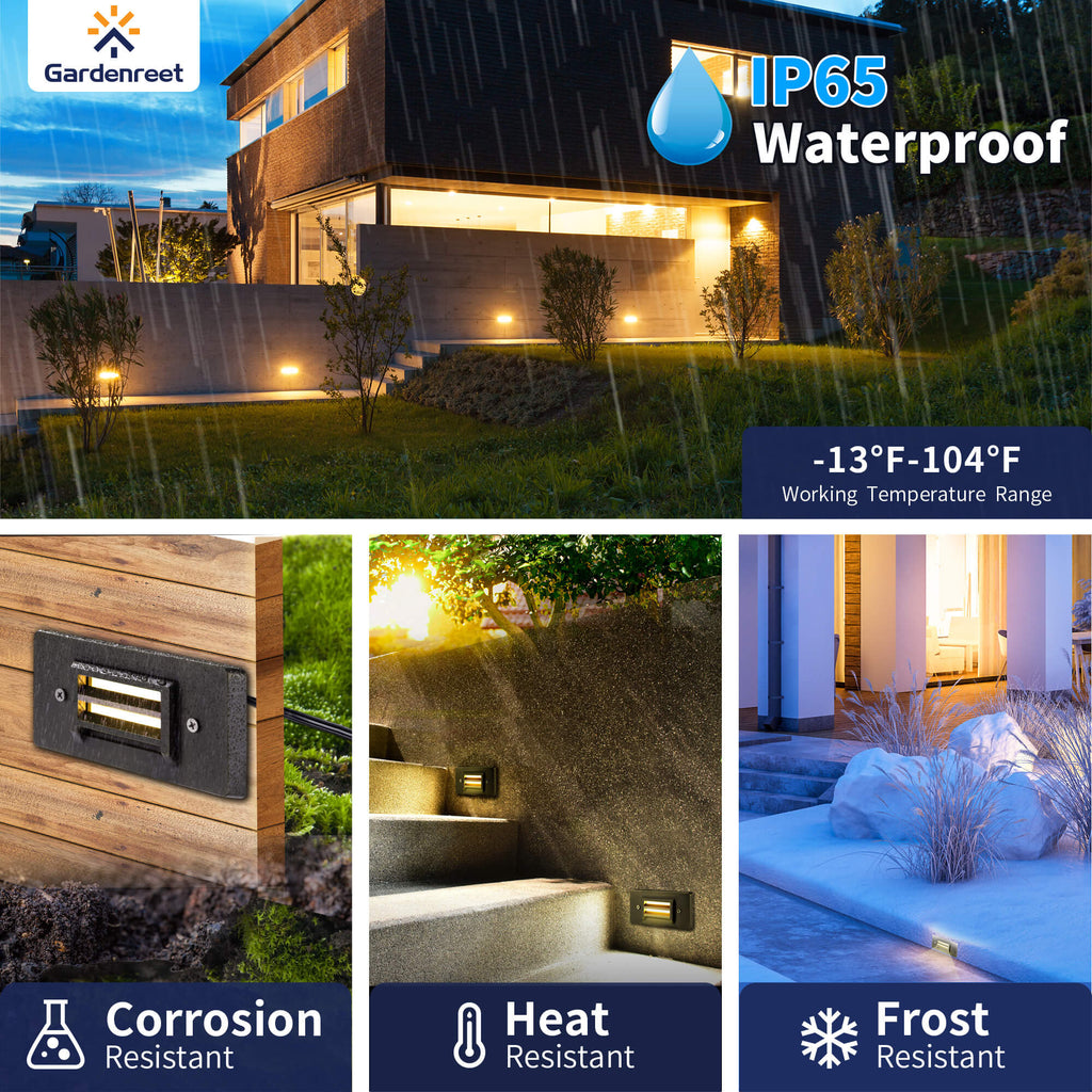 waterproof outdoor deck lights