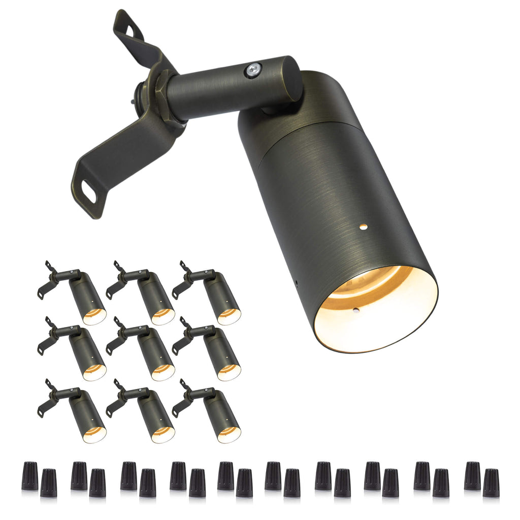 outdoor down lights 10 pack connector