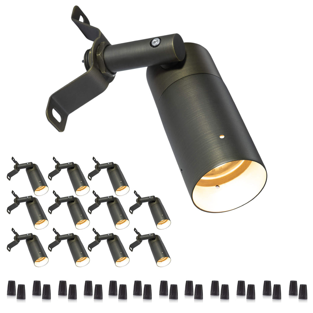 outdoor down lights 12 pack connector
