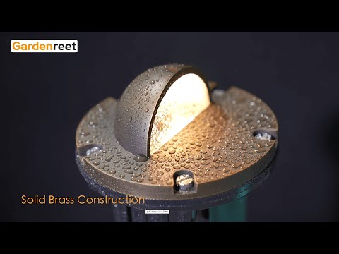 Brass Outdoor Low Voltage In Ground Well Lights