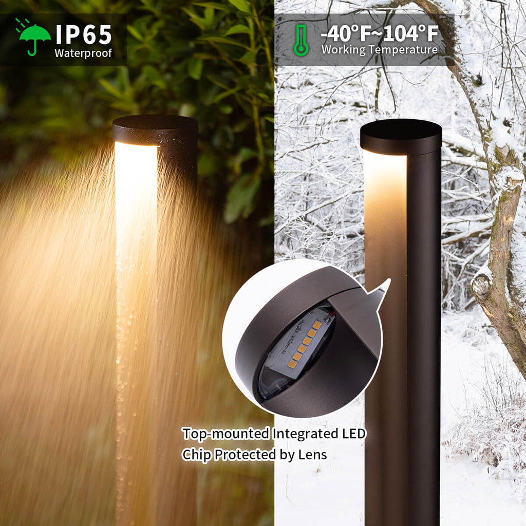 ip65 waterproof solid aluminum landscape path light