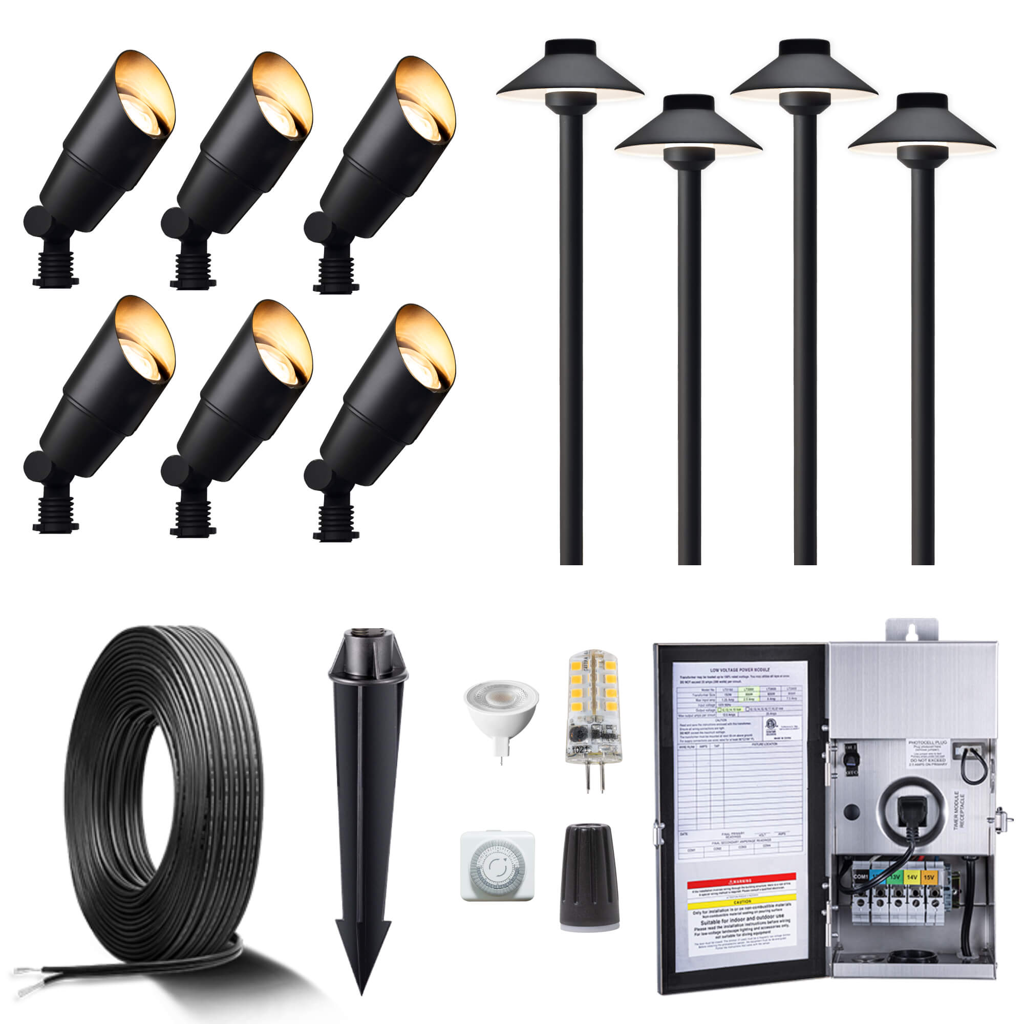 Landscape lighting sale sets