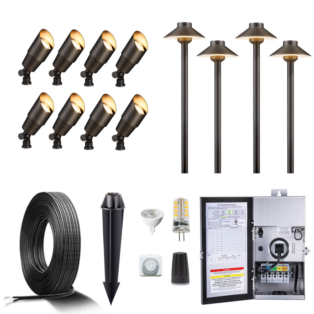 low voltage outdoor lighting kits