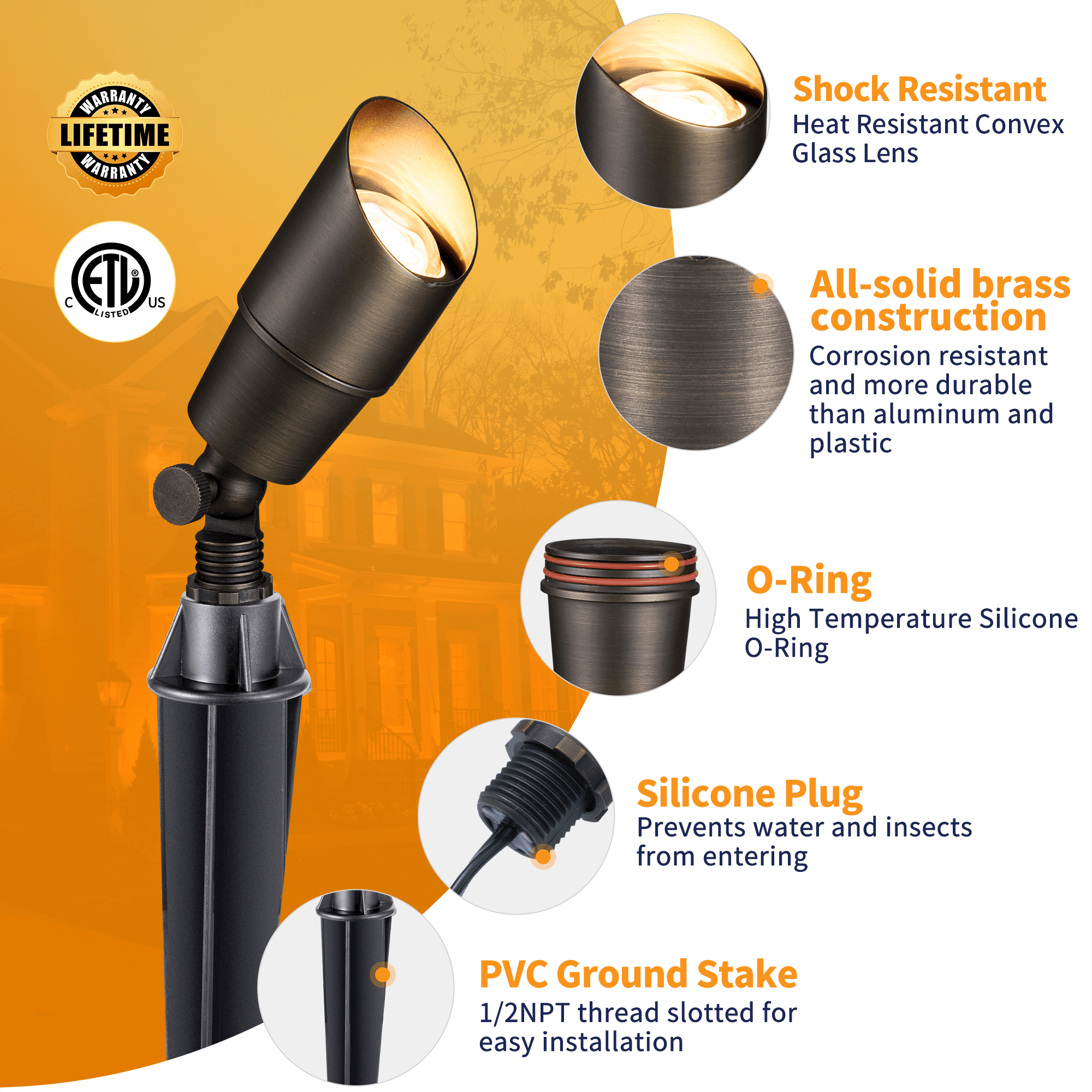 Metal Landscape Lighting Kits