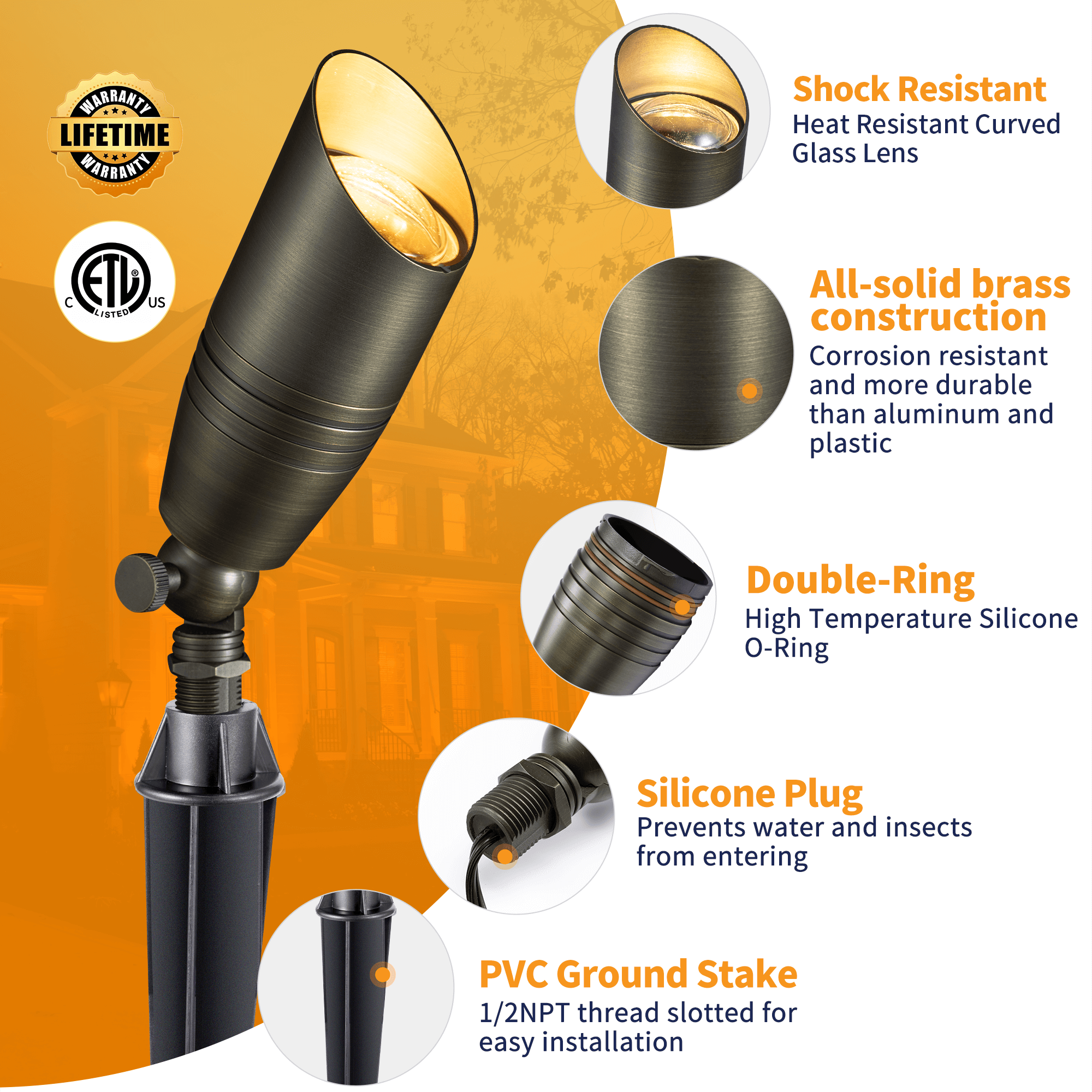 Low online voltage spotlight