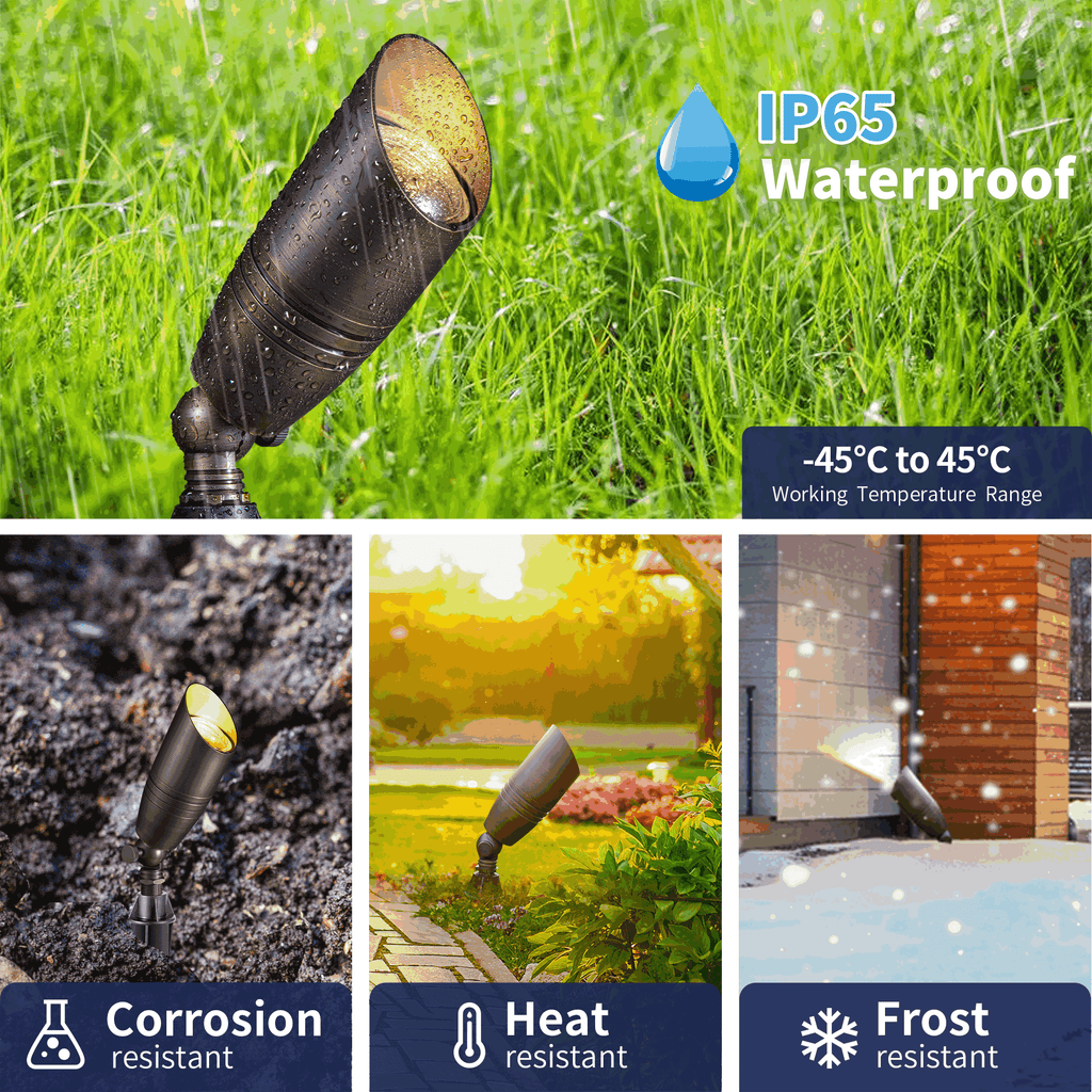 ip65 waterproof outdoor spotlight