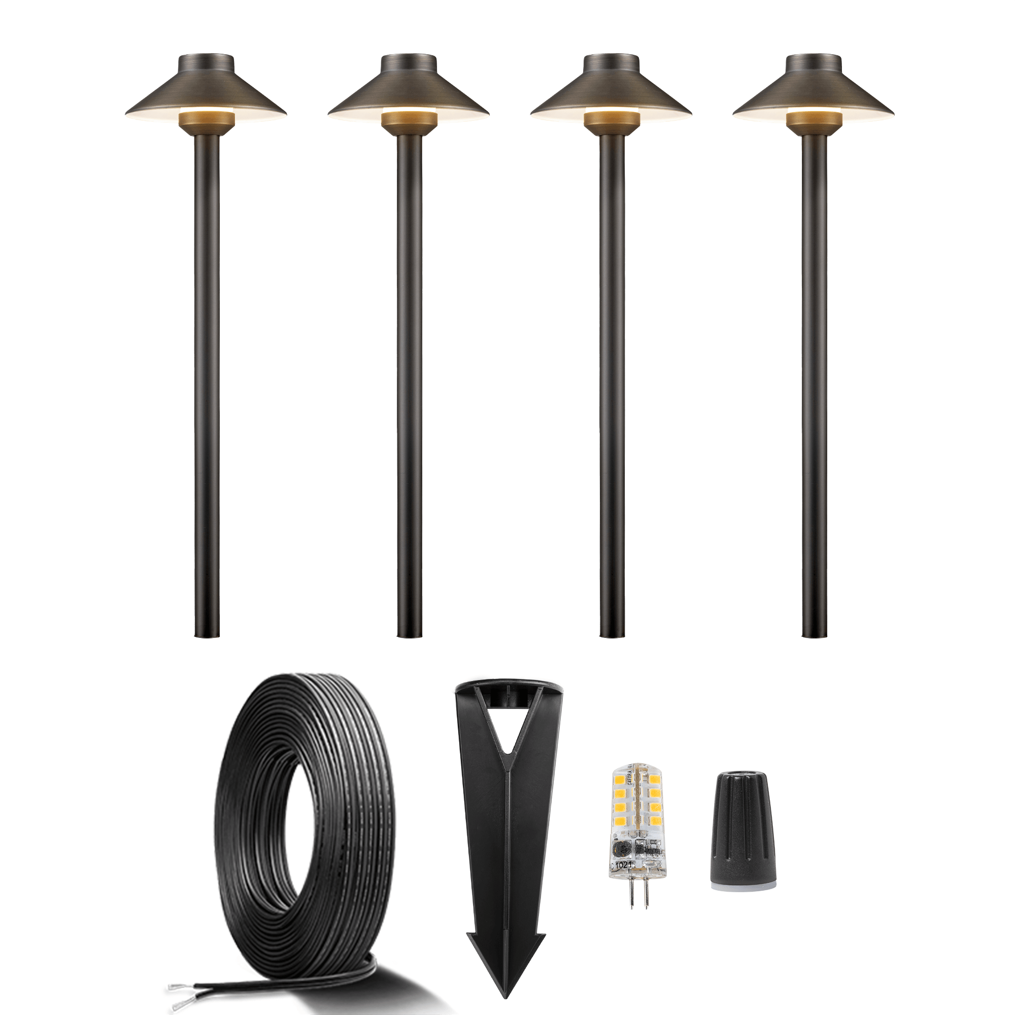 Outdoor Brass 12V Well Lights Kits – Gardenreet Lighting