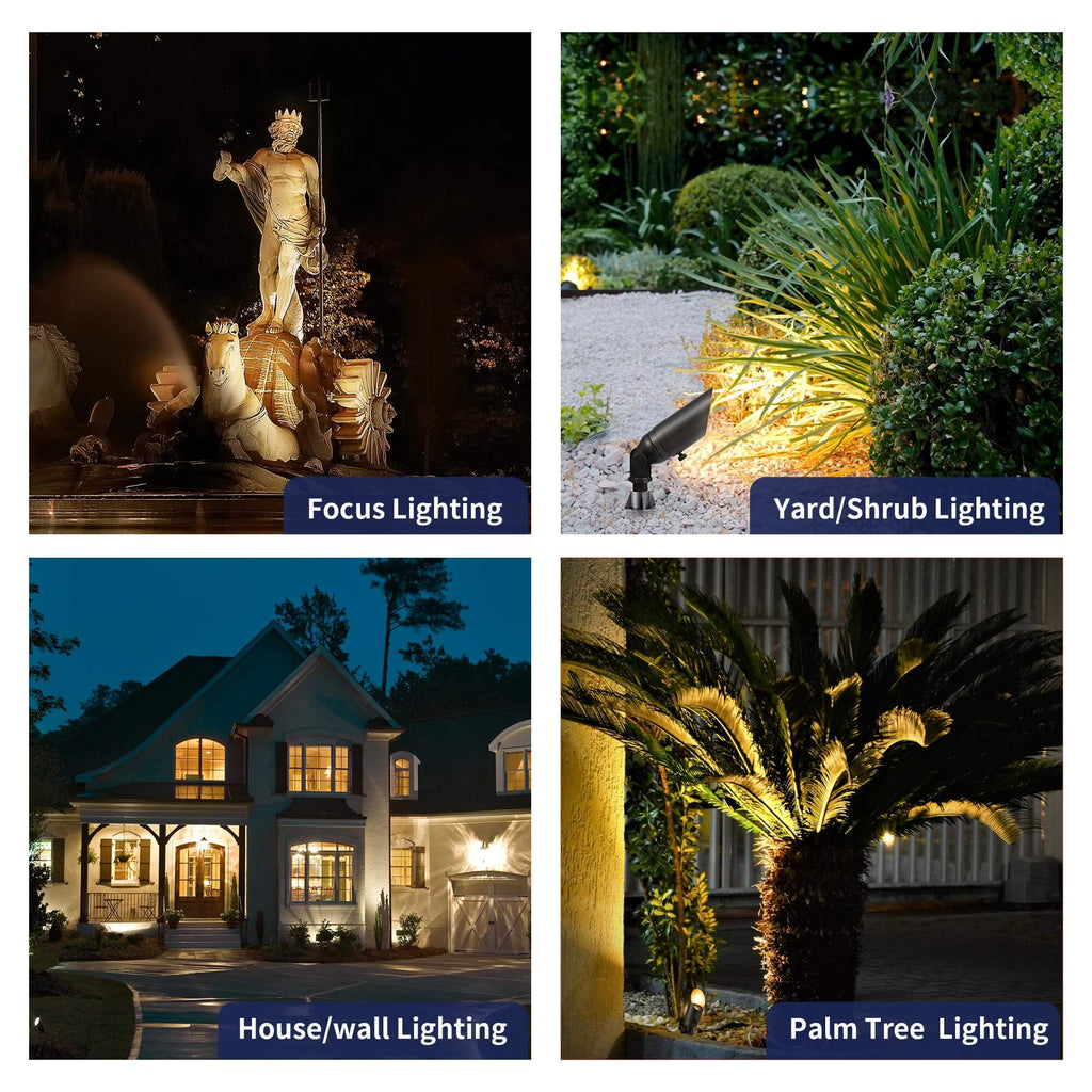 led spotlights for wall house tree